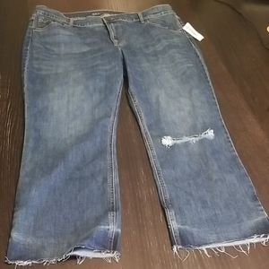 Old Navy flare bottom jeans size 16 ankle NWT